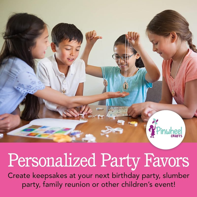 DIY Jewelry Pendant Kit for Girls Ages 8-12 – 200 Designs