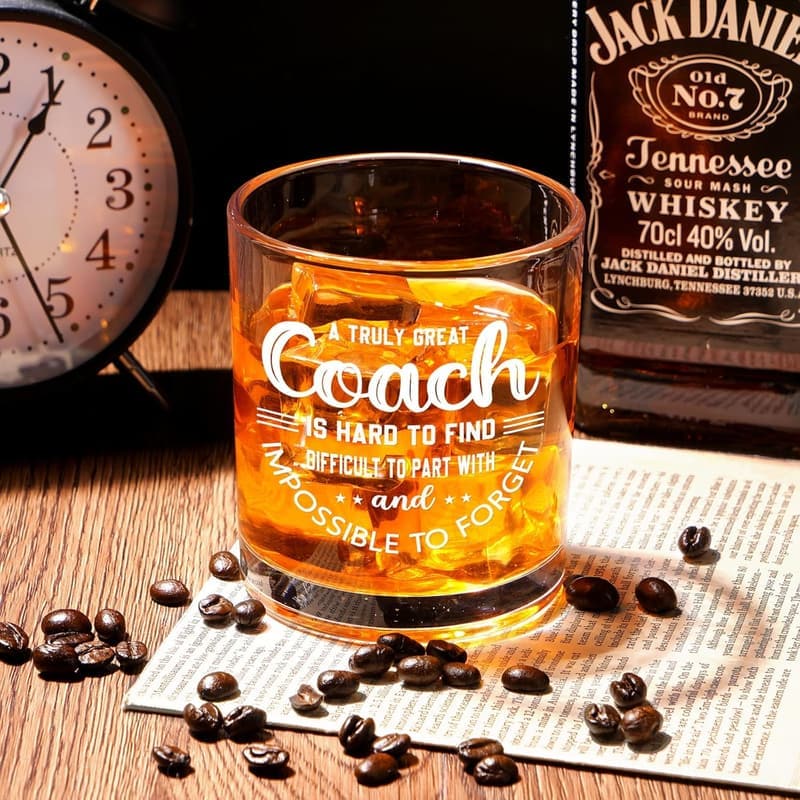 Graduation Gift - Coach Whiskey Glass for Men