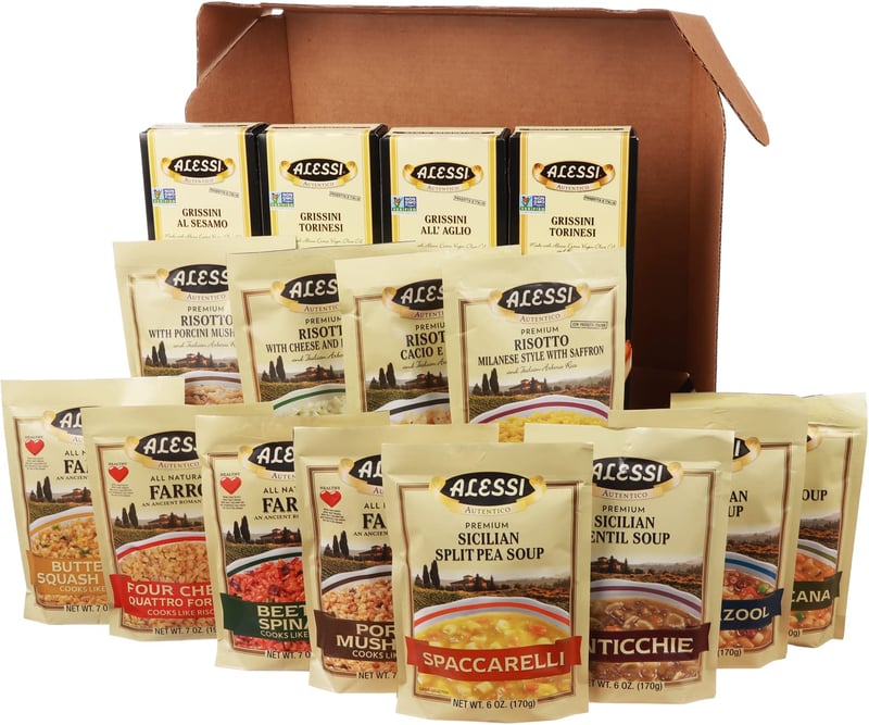 Holiday Variety Gift Box - Italian Soup and Risotto Sampler