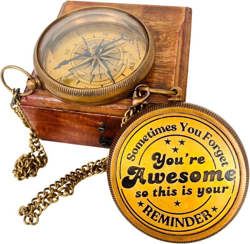 Engraved Compass Gift - 