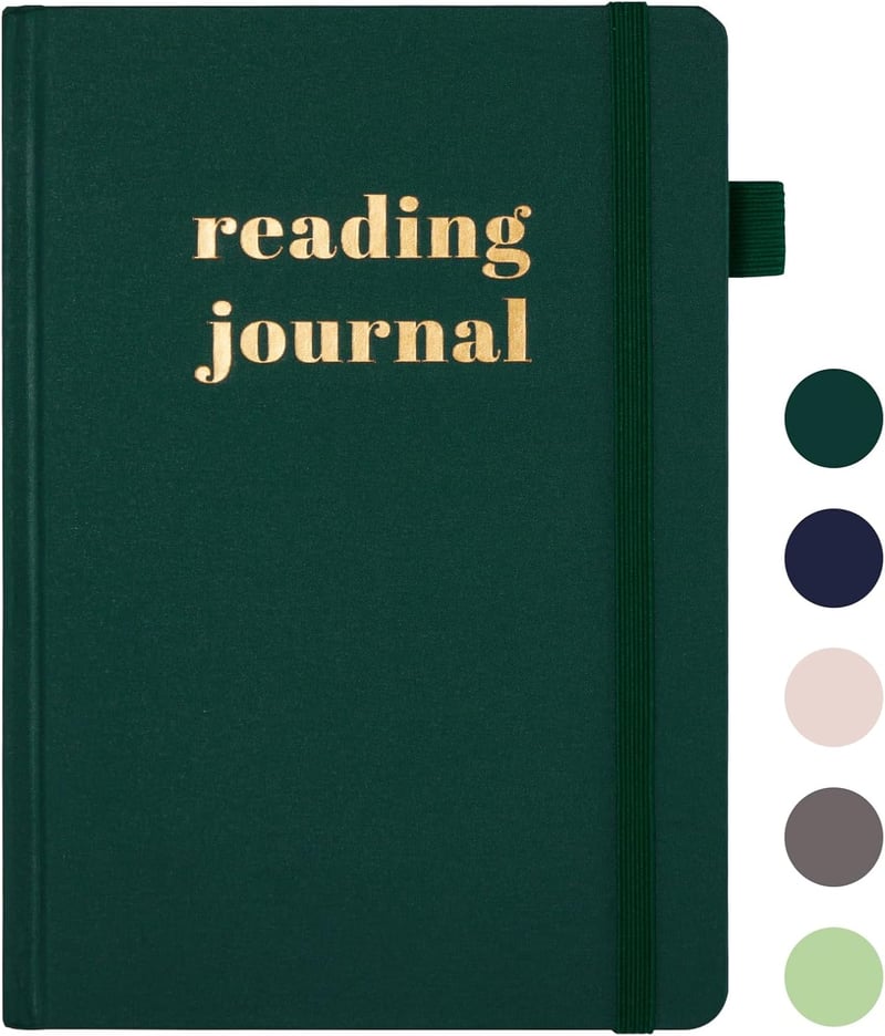 Reading Journal for Book Lovers - 75 Reviews & Tracking, A5
