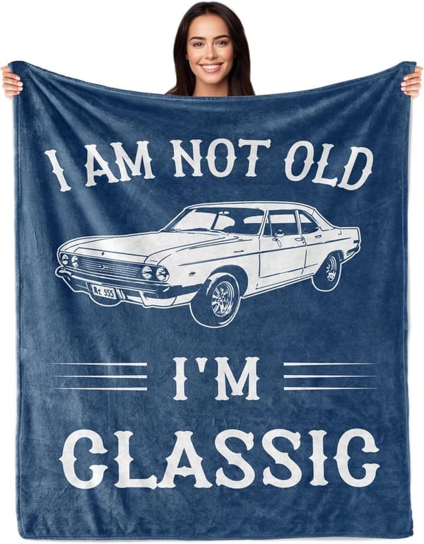 Funny Birthday Blanket Gift for Men - 80