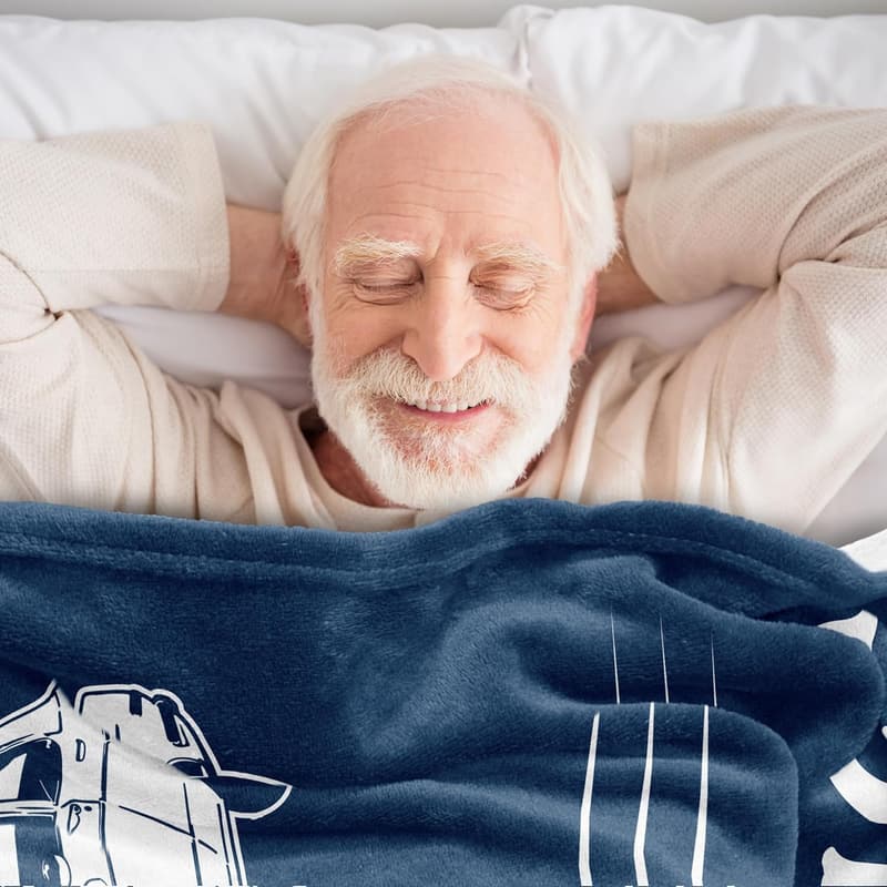 Funny Birthday Blanket Gift for Men - 80