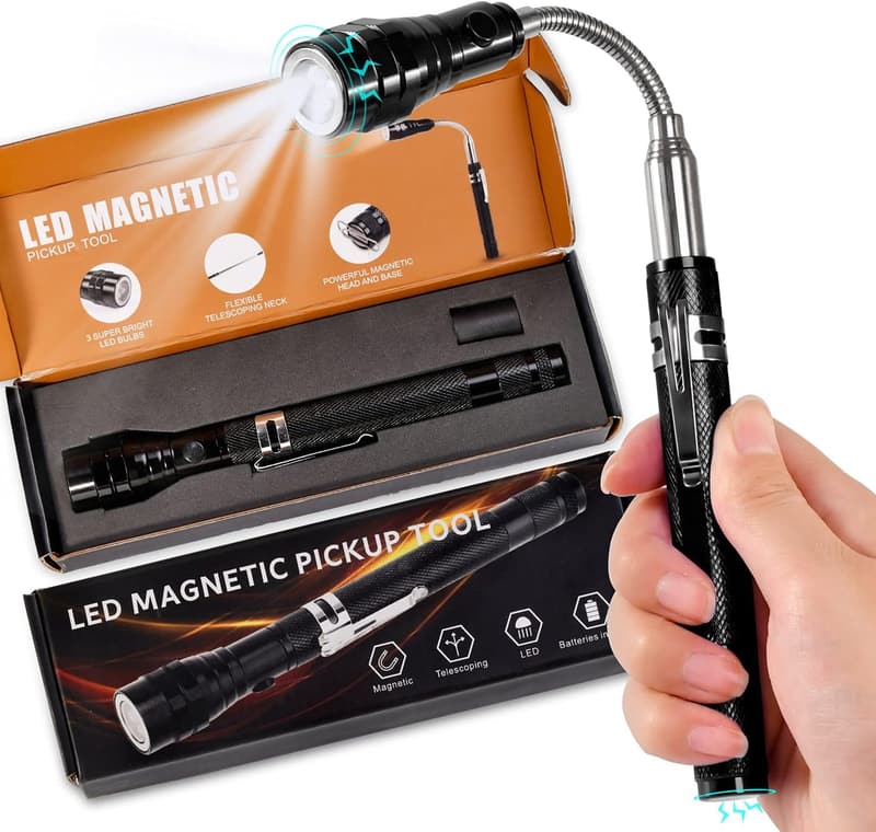 LED Magnetic Flashlight - Cool Father's Day Gift for Dad