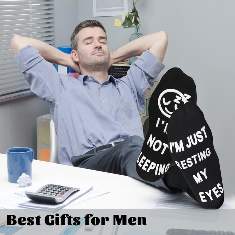 Funny Socks for Dad - 誕生日 & Father's Day Gift