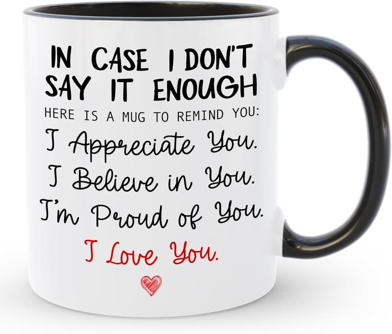 Valentine's Day I Love You Coffee Mug - 11 Oz Ceramic