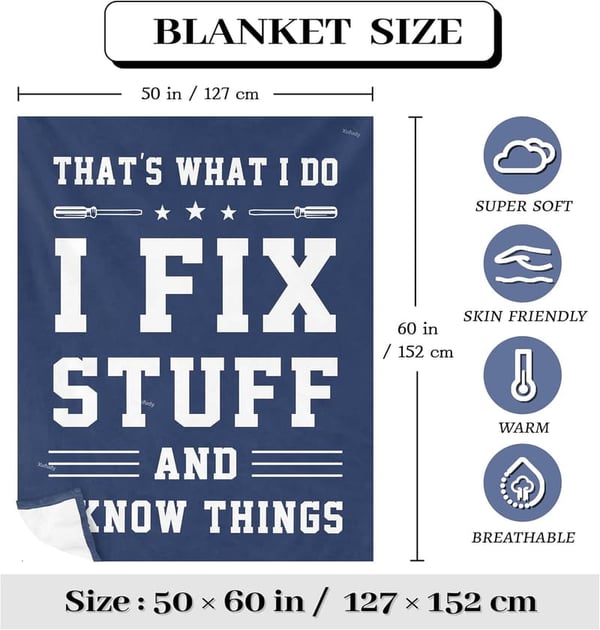 Father's Day Blanket Gift for Dad | 50