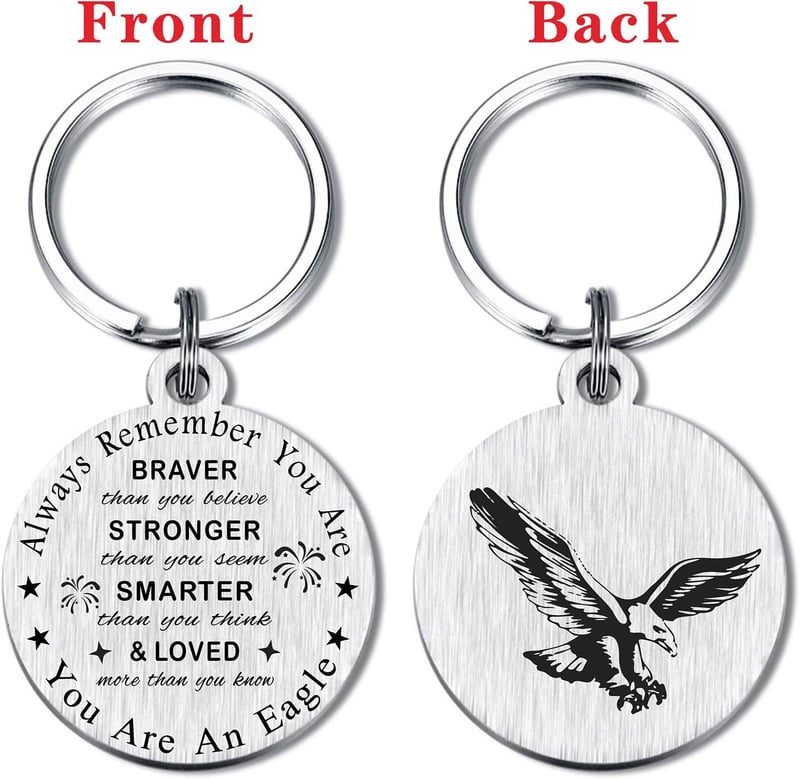 Eagle Keychain Gift for Men and Women