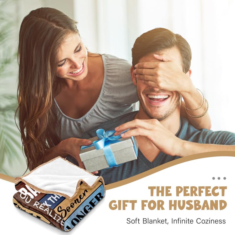 Husband Blanket Gift - Valentine's Day, Anniversary, Birthday 50