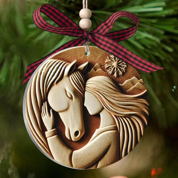 2024 Acrylic Horse Ornament for Girls & Horse Lovers