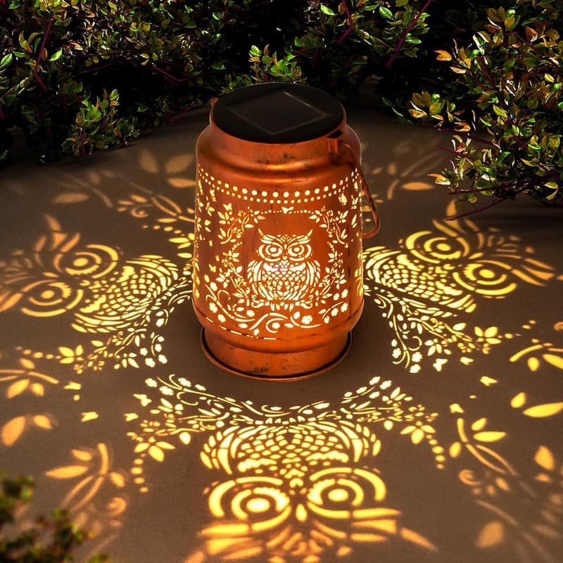 Owl Solar Lanterns - Waterproof Garden Decor for Women