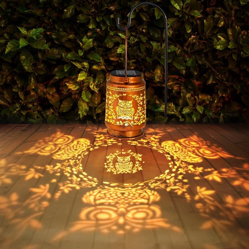 Owl Solar Lanterns - Waterproof Garden Decor for Women