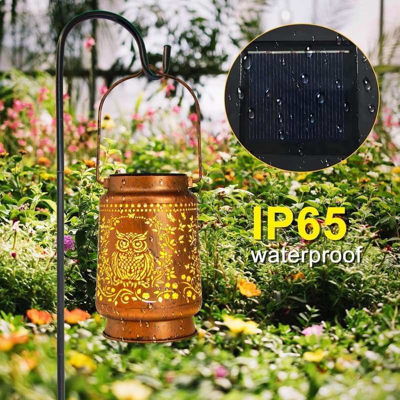 Owl Solar Lanterns - Waterproof Garden Decor for Women