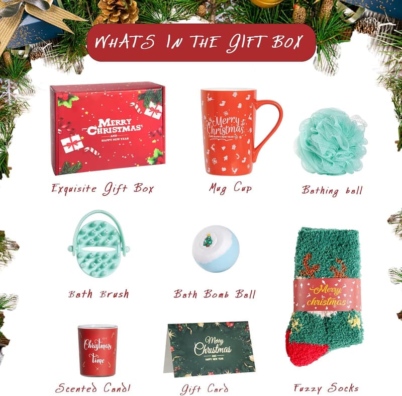 Unique Holiday Gift Basket for Women - Perfect for Christmas
