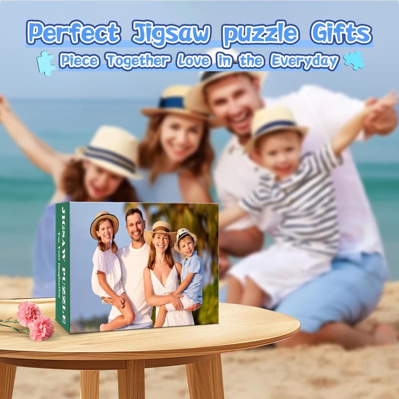 Personalized Photo Jigsaw Puzzle Gift for Adults