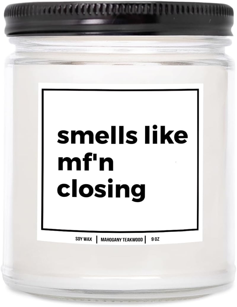 Real Estate Agent Closing Gift Candle (Mahogany Teakwood)