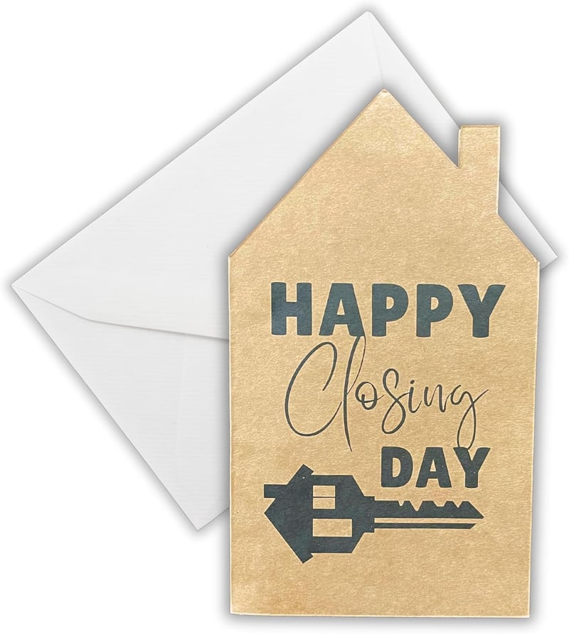 Realtor Closing Day Marketing Cards - 25pk Kraft Paper
