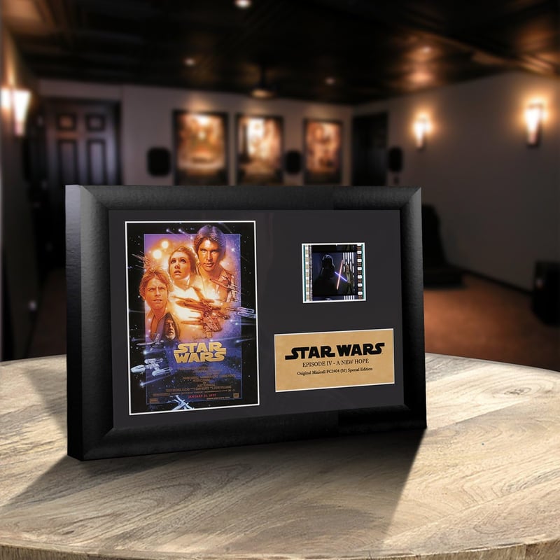 Star Wars A New Hope 35mm Film Cell Display, Special Edition