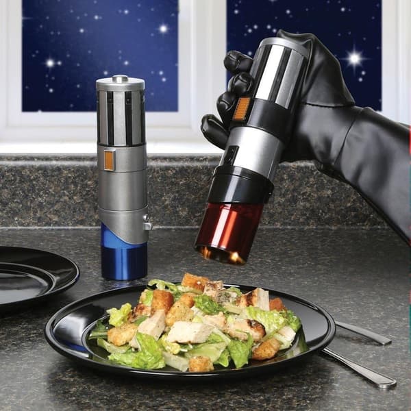 Star Wars Electric Lightsaber Salt and Pepper Mills (Set of 2)
