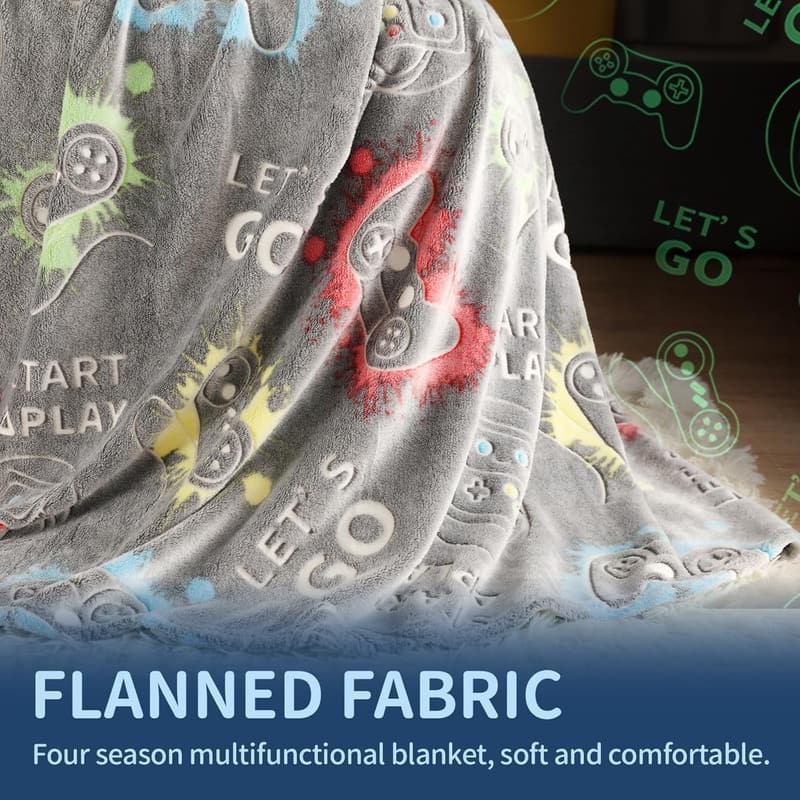 Glow in the Dark Blanket for Boys, 50