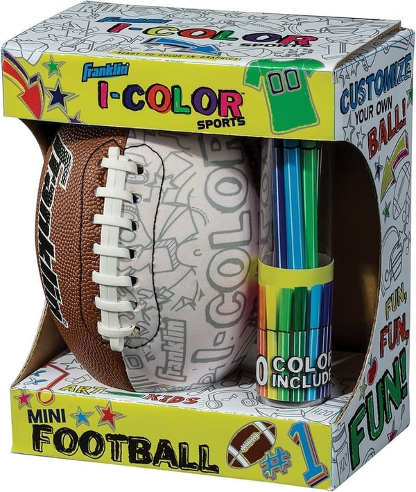 Customizable Mini Football/Soccer Ball for Kids with Markers