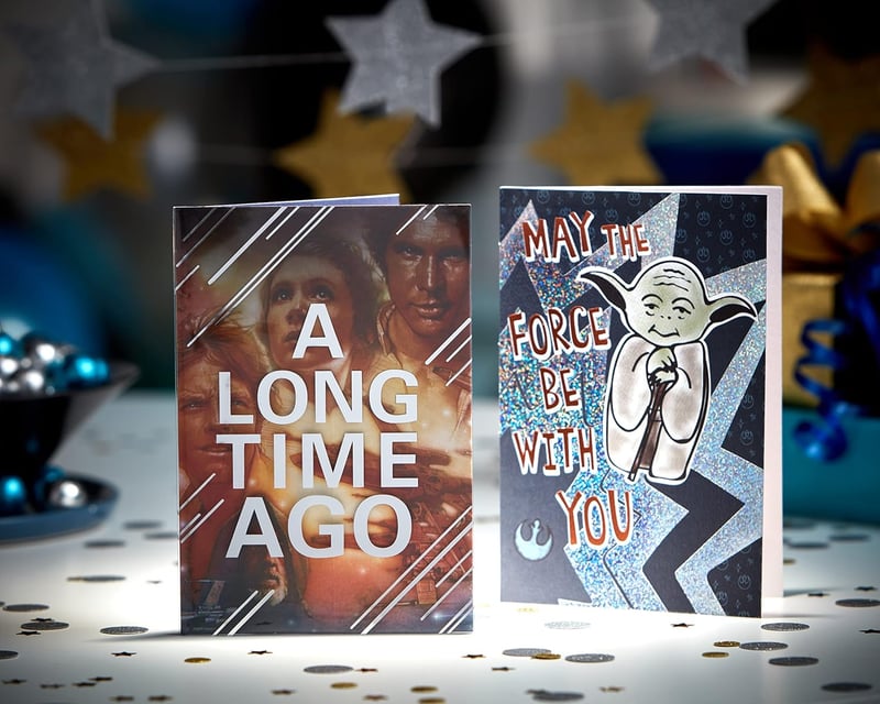 Star Wars Birthday Card - A Long Time Ago