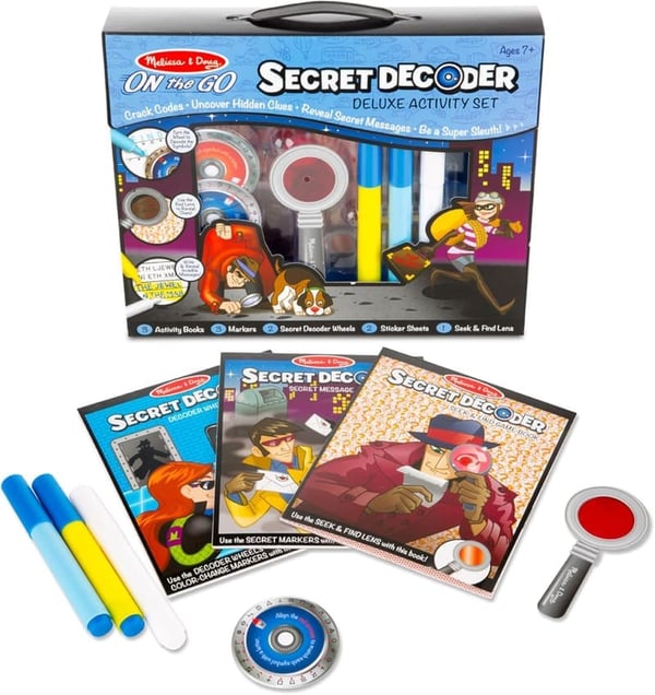 Melissa & Doug Secret Decoder Activity Set for Kids