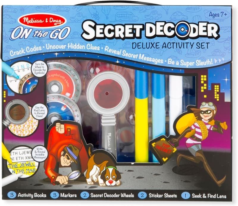 Melissa & Doug Secret Decoder Activity Set for Kids