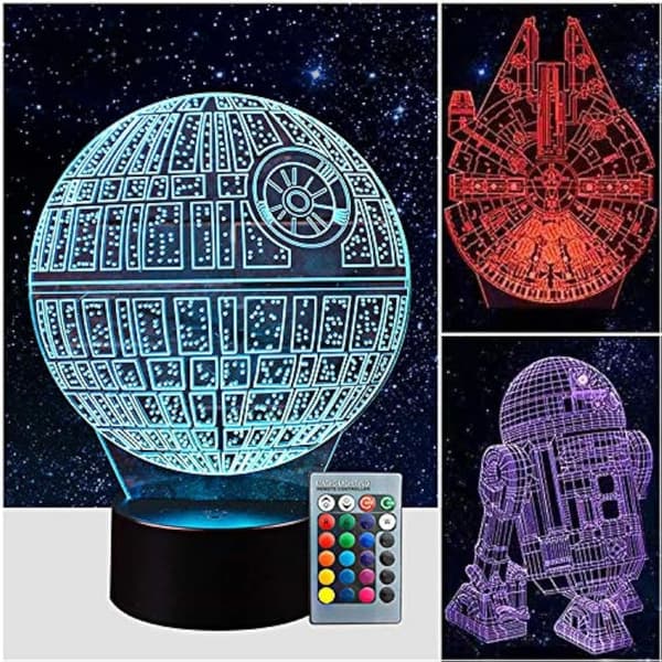 3D Night Light with 16 Colors - Perfect Birthday Gift for Fans
