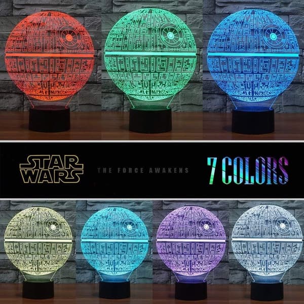 3D Night Light with 16 Colors - Perfect Birthday Gift for Fans