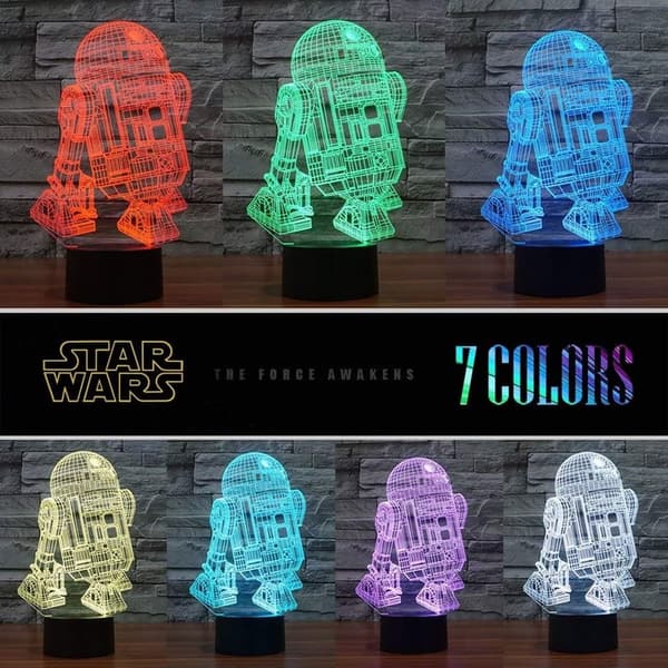 3D Night Light with 16 Colors - Perfect Birthday Gift for Fans