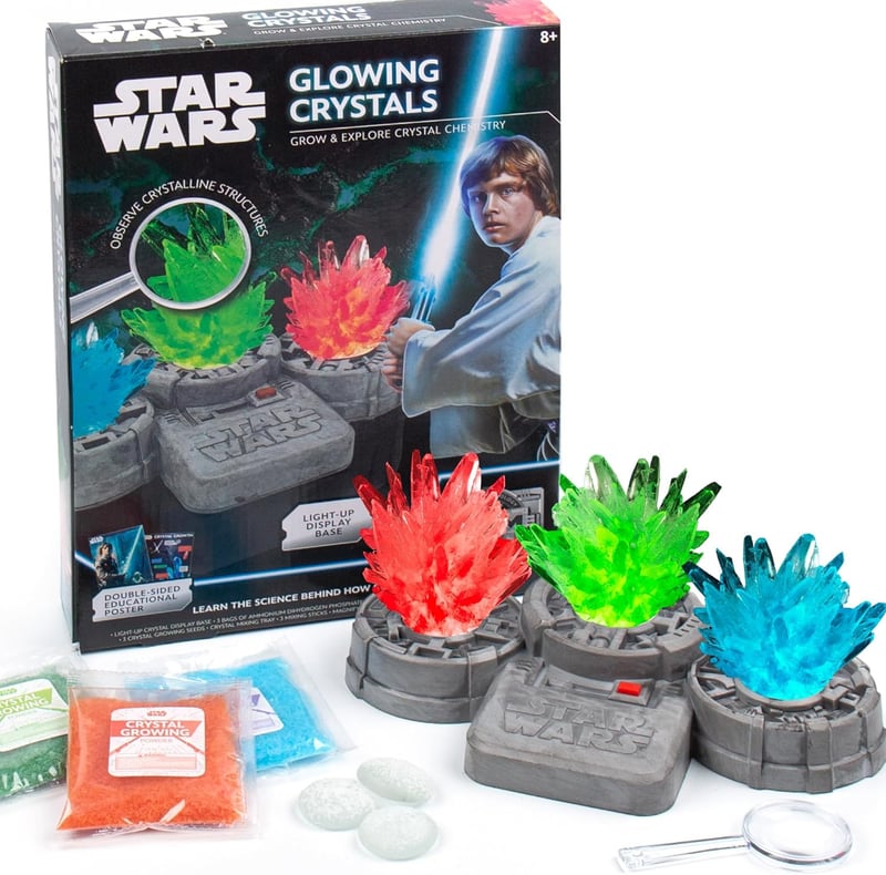 Star Wars Crystal Growing Kit with Light-Up Display - Gift for Boys 8+