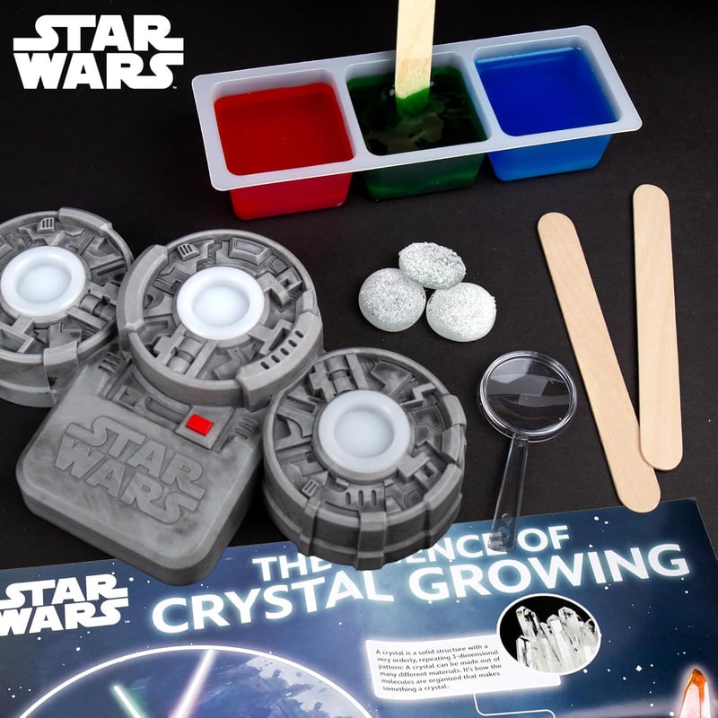Star Wars Crystal Growing Kit with Light-Up Display - Gift for Boys 8+