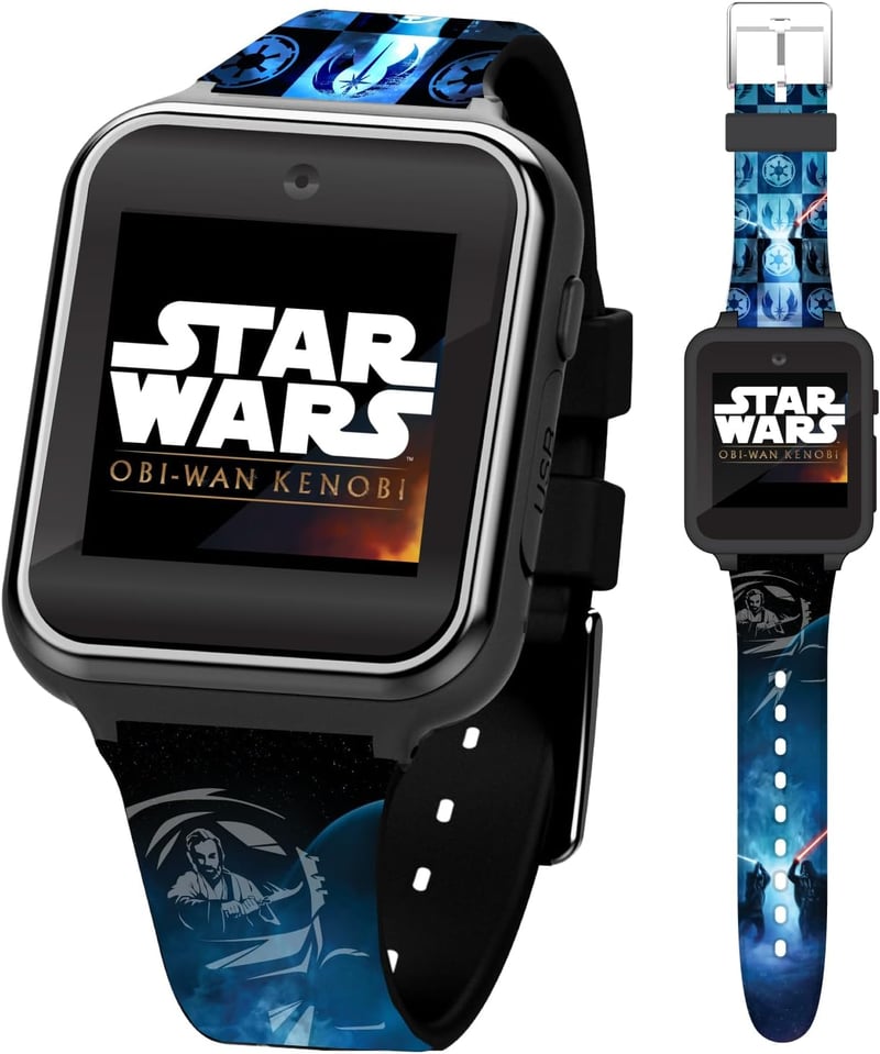 Obi-Wan Kenobi Kids Smartwatch with Selfie Camera and Games
