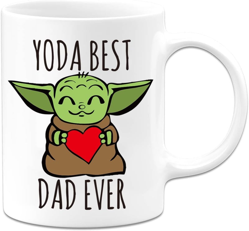 Father's Day Baby Yoda Star Wars Coffee Mug - Best Dad Ever