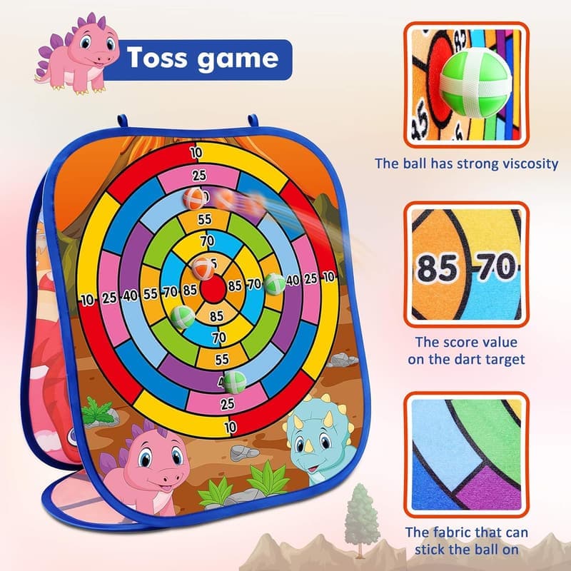 Animal Bean Bag Toss Game - Outdoor Toy for Kids' Parties