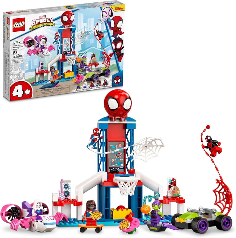 Spider-Man Webquarters Hangout Building Set for Ages 4+