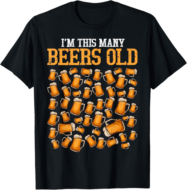 50th Birthday Funny Beer Drinking T-Shirt