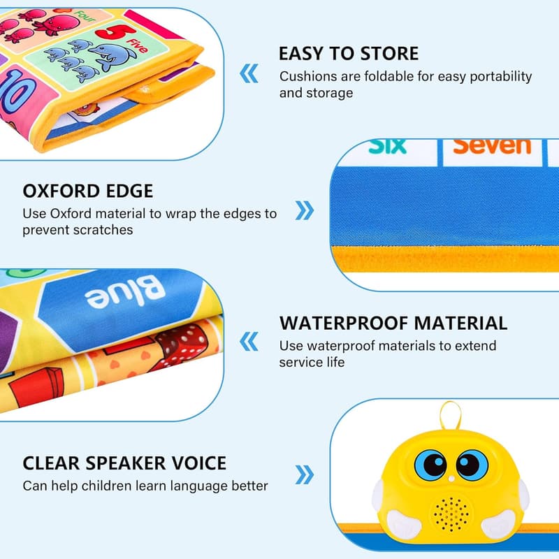 Interactive Talking ABC Wall Chart for Toddlers, Age 1-5