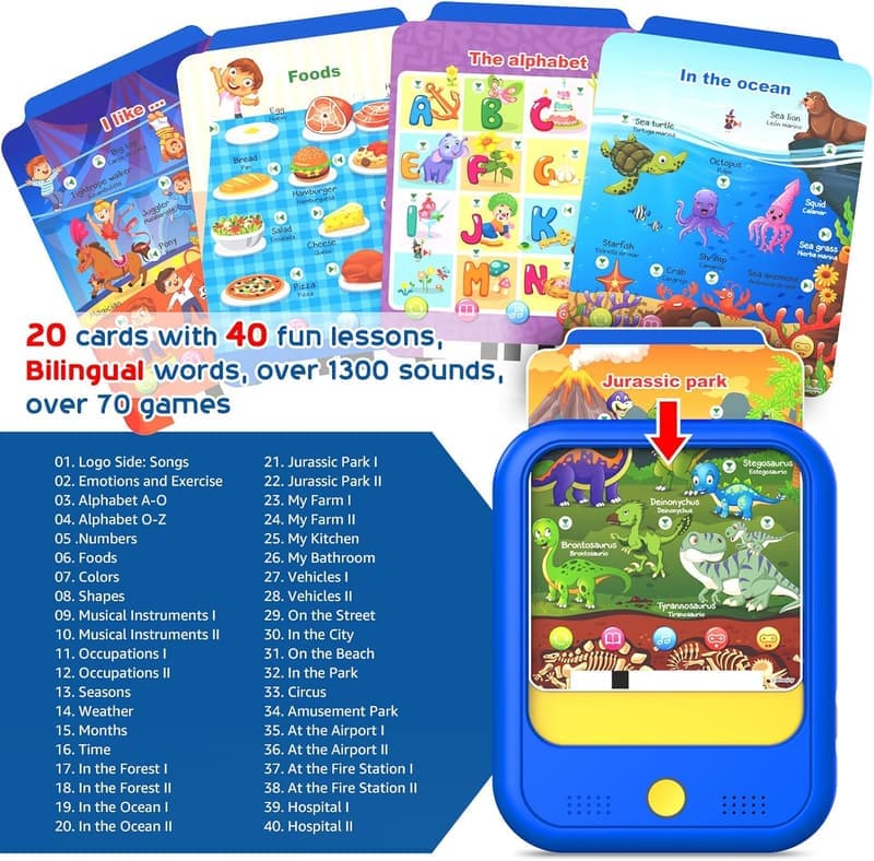 Educational Learning Tablet for Toddlers Ages 2-5