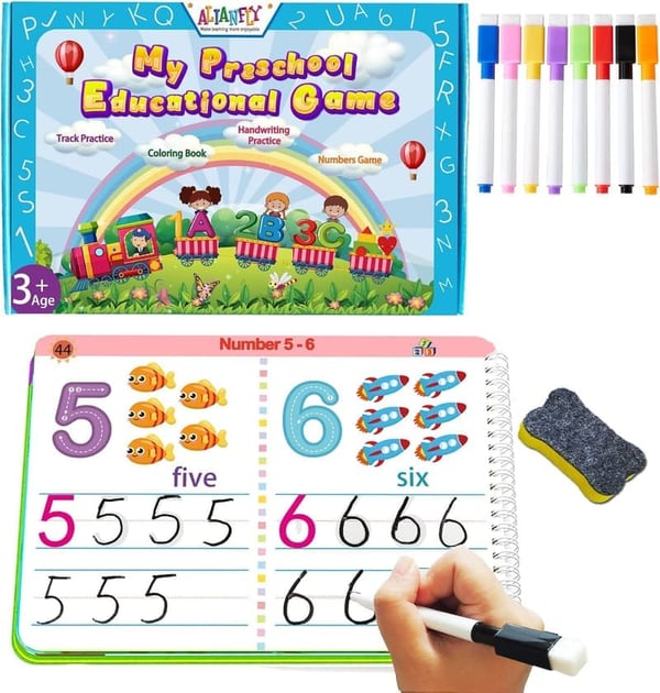 Preschool Learning Workbook: Montessori Tracing Activities for Kids