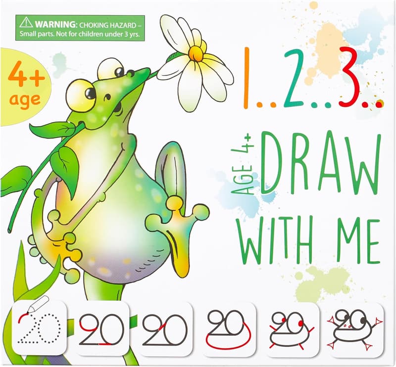 Drawing with Numbers Educational Game for Kids Ages 3-6