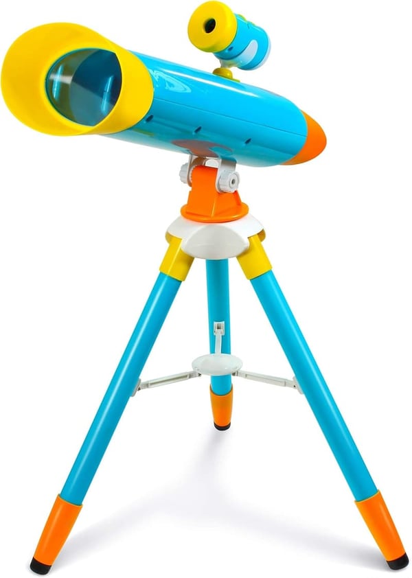 Children's Telescope with 24 Space Images & Educational Book
