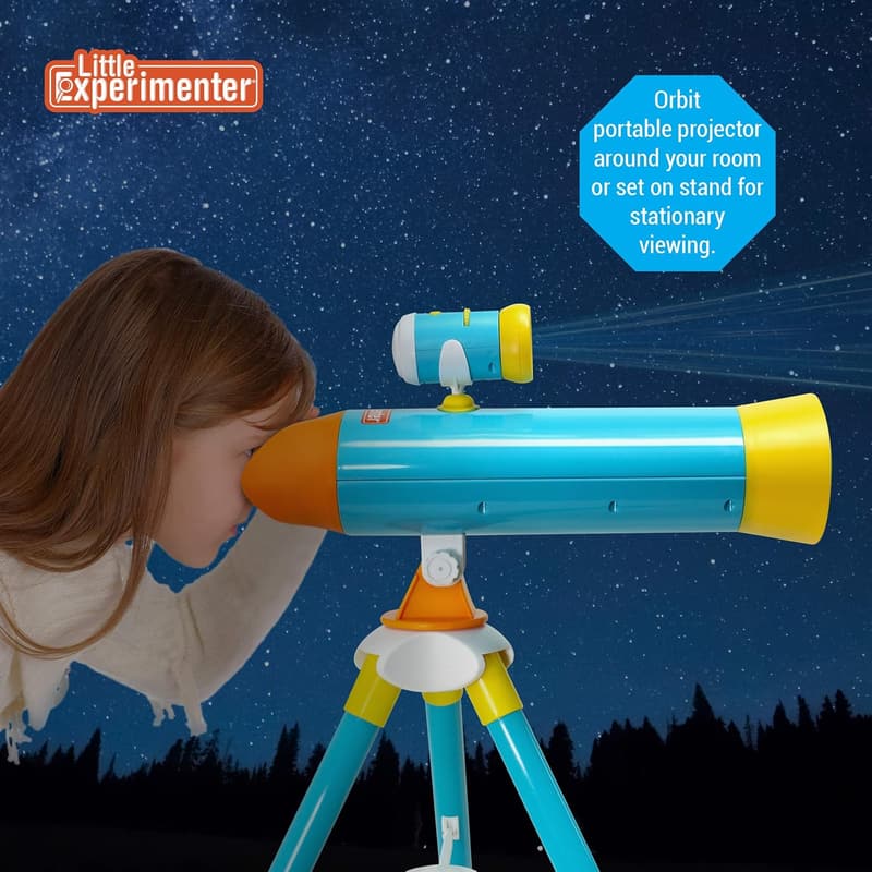 Children's Telescope with 24 Space Images & Educational Book