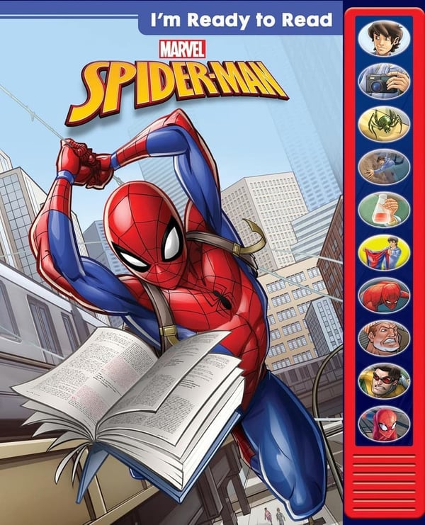 Spider-Man Interactive Read-Along Sound Book for Early Readers