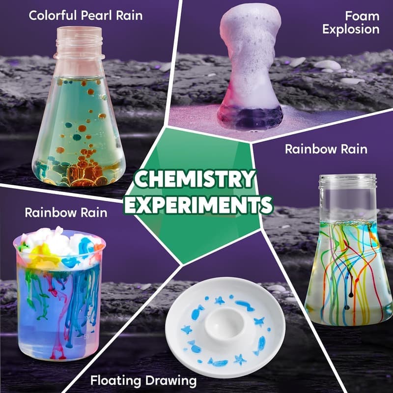 50+ STEM Experiments Science Kit with Crystal Tree for Kids