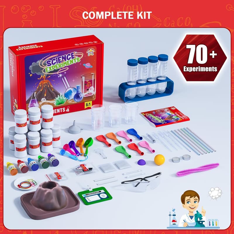 STEM Science Kit for Kids Age 6-12 - 70 Experiments
