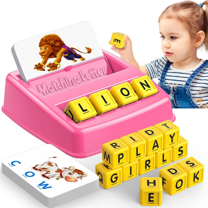 Montessori Matching Letter Games for Kids Ages 3-5