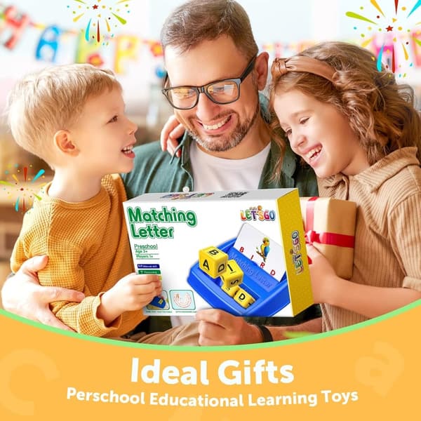 Montessori Matching Letter Games for Kids Ages 3-5