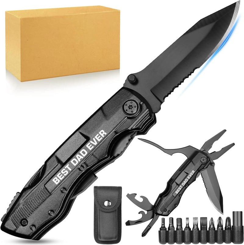 Father's Day Pocket Multitool Knife Gift from Kids